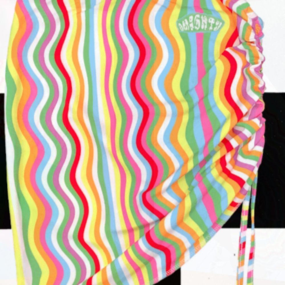Omighty Squiggly Skirt in Rainbow